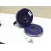 FixtureDisplays® Teapot Ceramic Electric Kettle Warm Plate, Blue Polka Dot Decor, Gift, New,13582